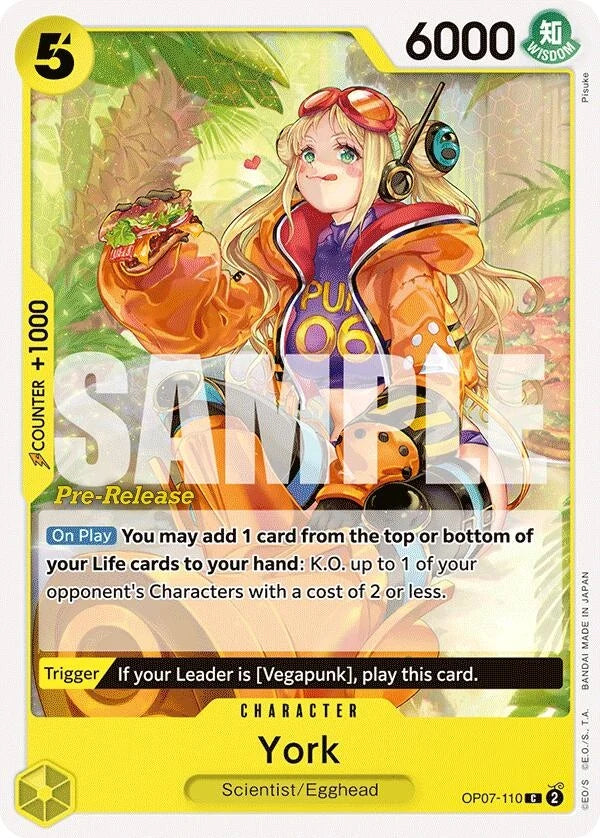 York (OP07-110) (500 Years in the Future Pre-Release Cards) (OP07 PRE)