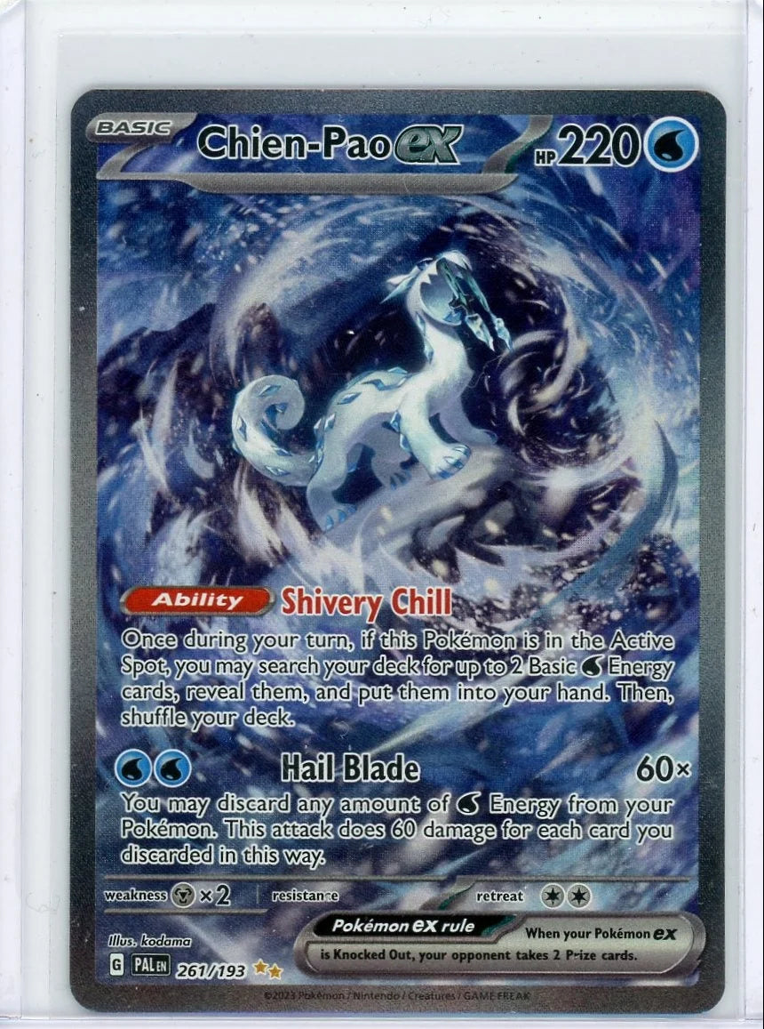Chien-Pao Pokémon Paldea Evolved Special Illustration Rare #261/193