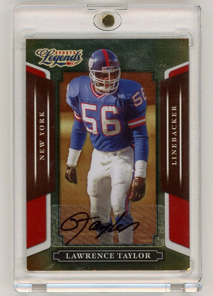 Lawrence Taylor 2008 Donruss Playoff Sports Legends Auto #'d 50/50