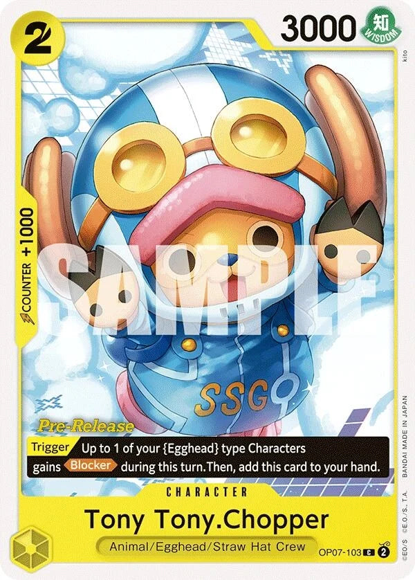 Tony Tony.Chopper (103) (OP07-103) (500 Years in the Future Pre-Release Cards) (OP07 PRE)