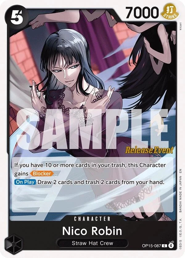 Nico Robin (OP15-087) (OP15-087) (Adventure on Kami's Island Release Event Cards) (OP15 RE)
