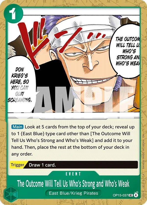 The Outcome Will Tell Us Who's Strong and Who's Weak (OP15-037) (Adventure on Kami's Island) (OP15-EB04)