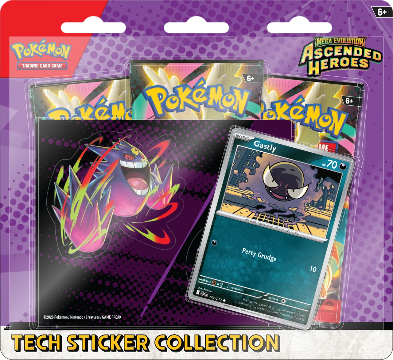 Pokémon Mega Evolution Ascended Heroes Tech Sticker Collection