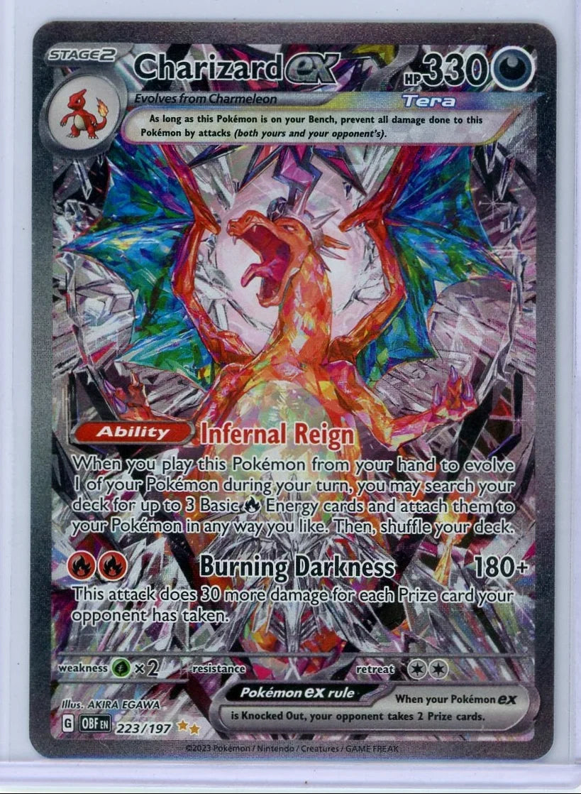 Charizard ex Pokémon Obsidian Flames Special Illustration Rare #223/197