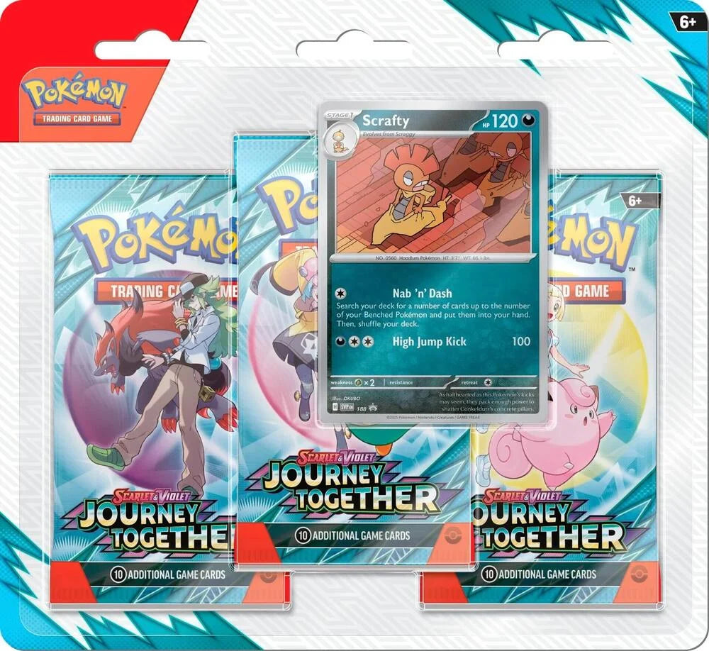 Pokémon Scarlet & Violet Journey Together 3-Pack Blister