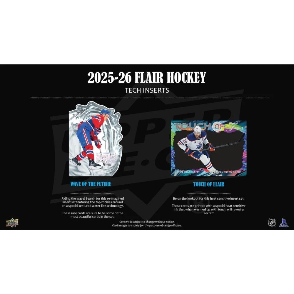 2025-26 Upper Deck Flair Hockey Hobby Box [Contact Us To Order]