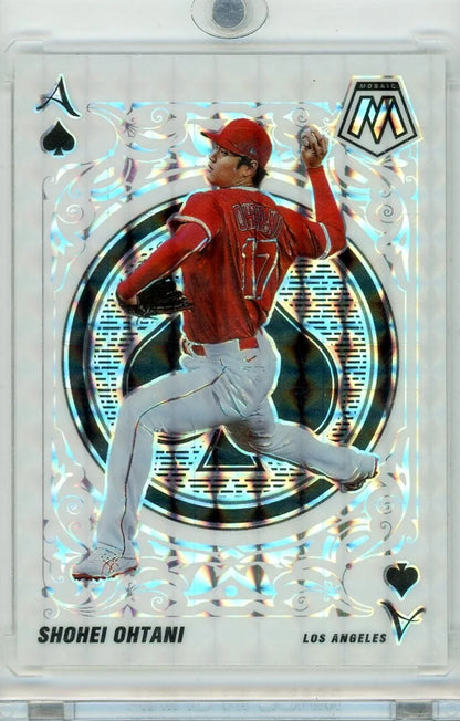 Shohei Ohtani 2022 Panini Mosaic Aces Mosaic prizm