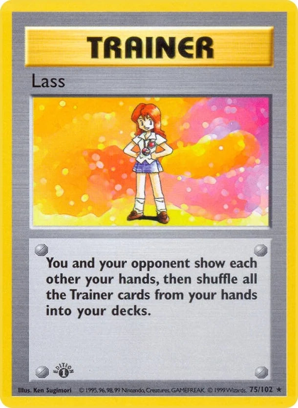 Lass (075/102) (Base Set (Shadowless)) (BSS)
