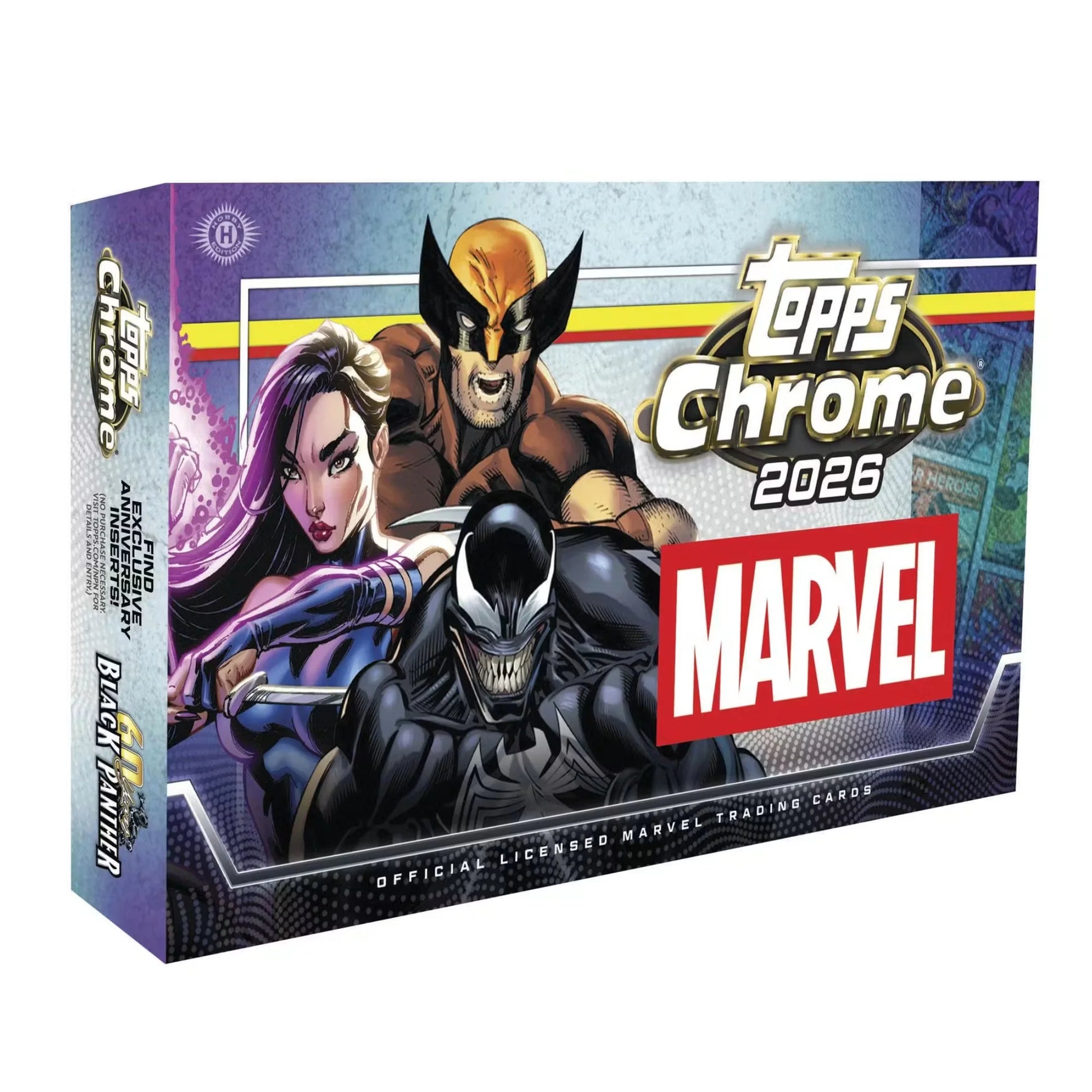2026 Topps Chrome Marvel Hobby 8 Box Case