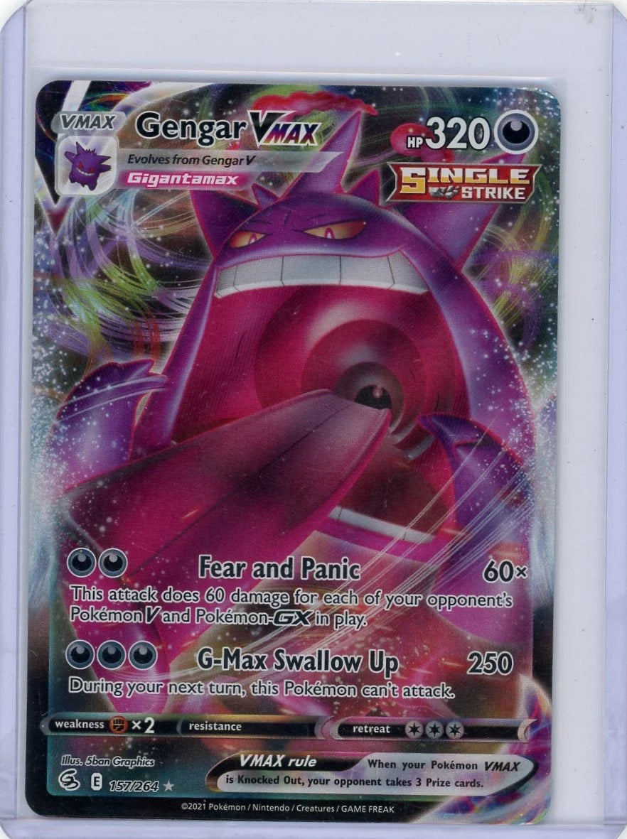 Gengar Vmax Pokémon Fusion Strike Ultra Rare #157/264