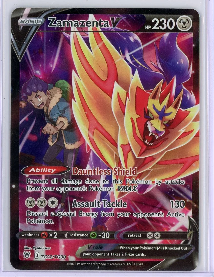 Zamazenta V Pokémon Astral Radiance Trainer Gallery #TG22/TG30