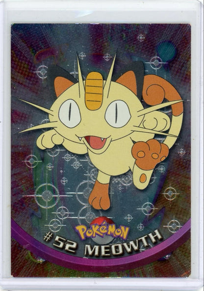 Meowth 1999 Topps foil #52