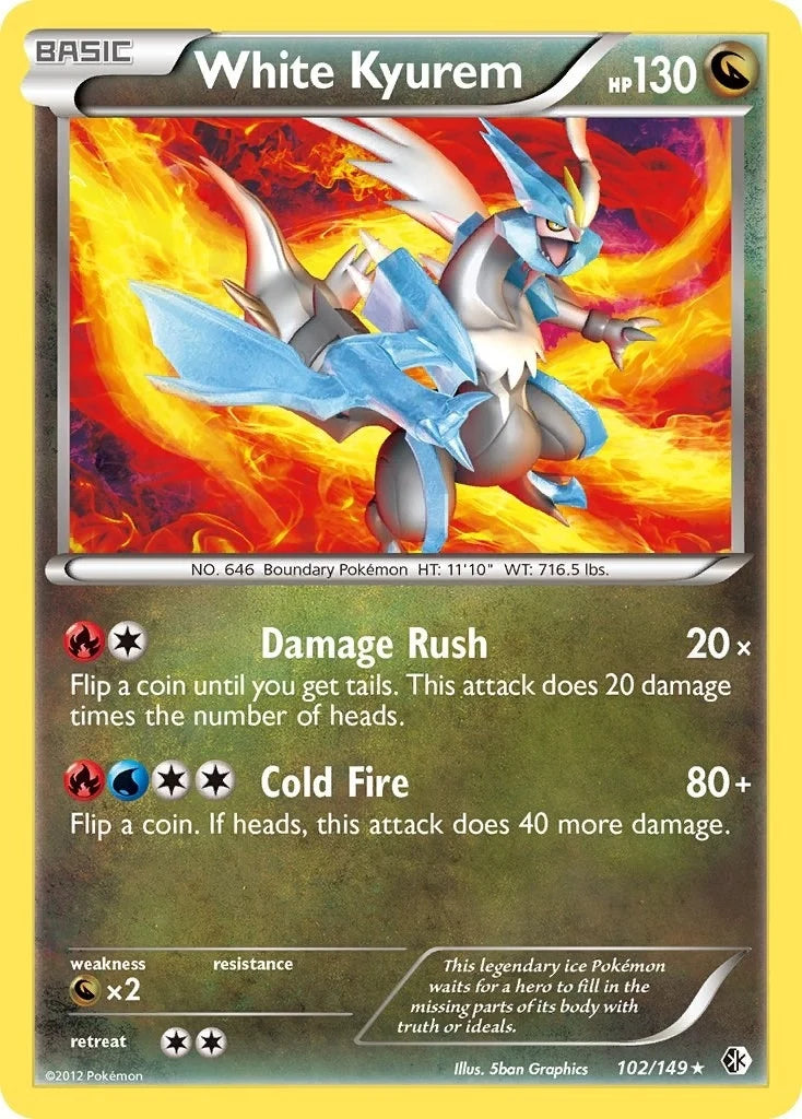 White Kyurem (102/149) (Boundaries Crossed) (BCR)