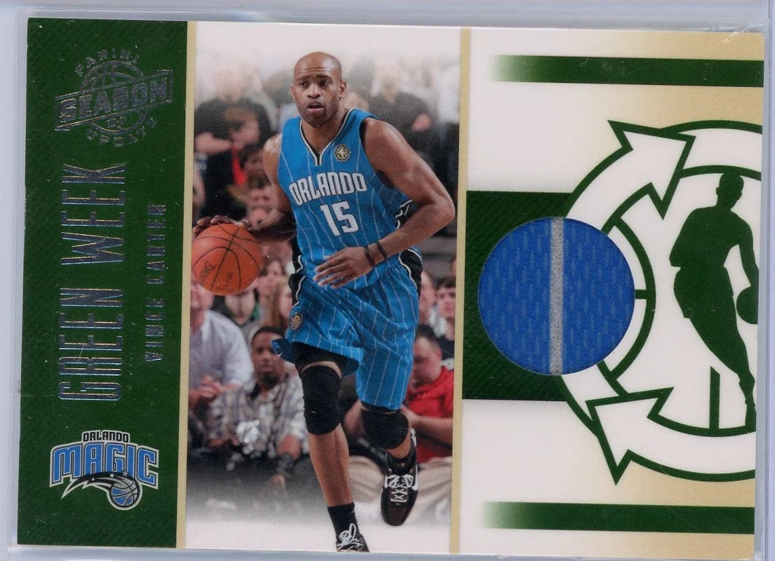 Vince Carter 2011 Panini Season Update Green Week Patch #'d 039/799