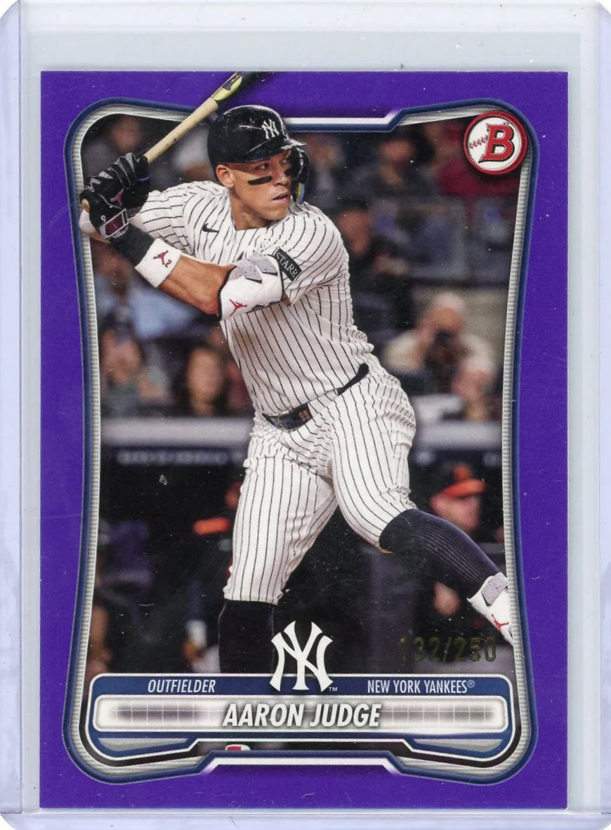 Aaron Judge 2026 Bowman Purple Border #'d 132/250