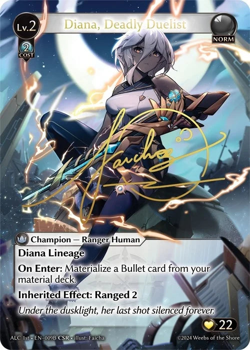 Diana, Deadly Duelist (CSR) (009B) (ALC1E) (009B) (Alchemical Revolution) (ALC)