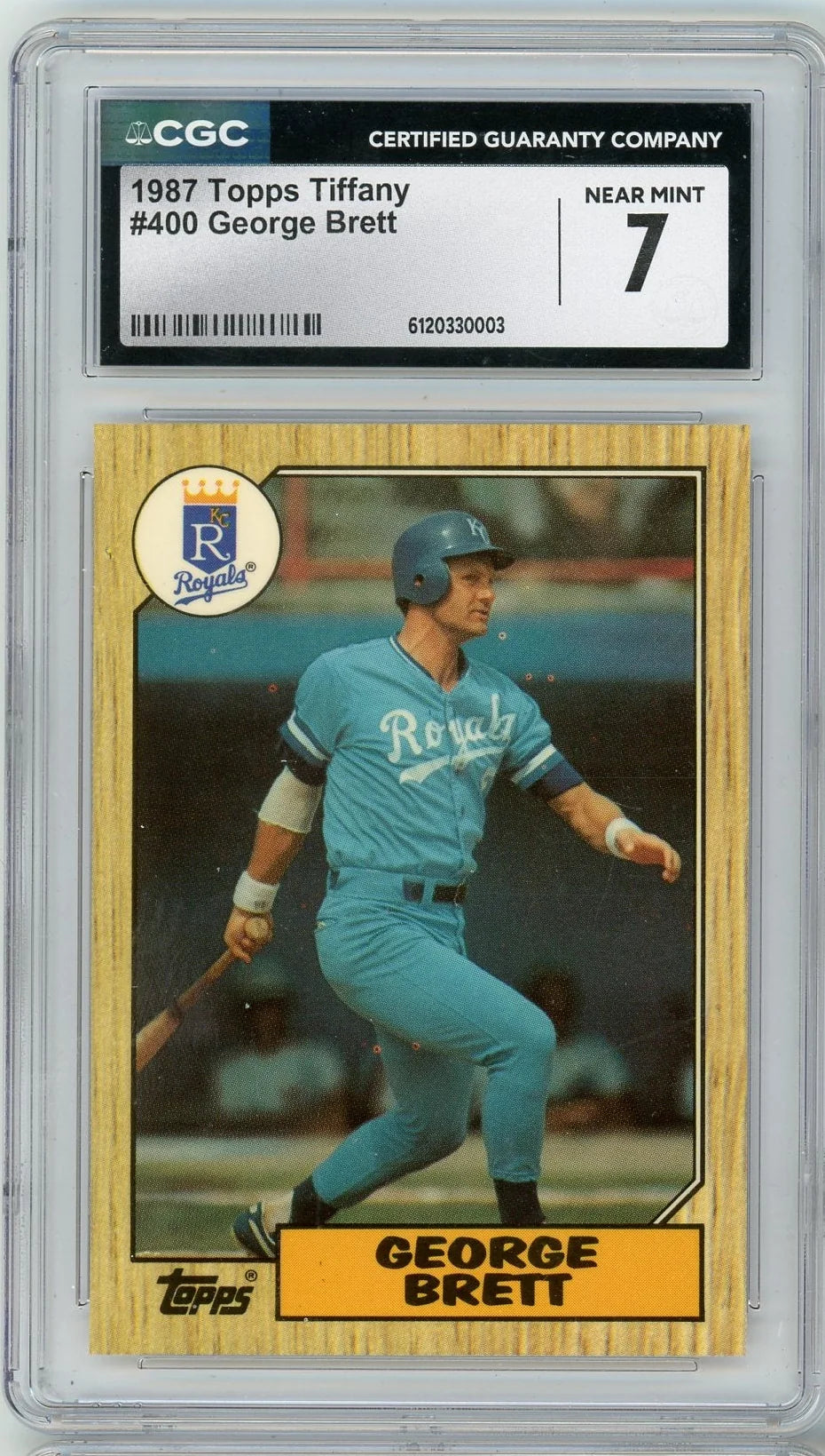 George Brett 1987 Topps Tiffany CGC 7
