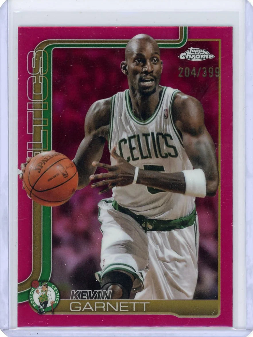 Kevin Garnett 2025-26 Topps Chrome Magenta Refractor #'d 204/399