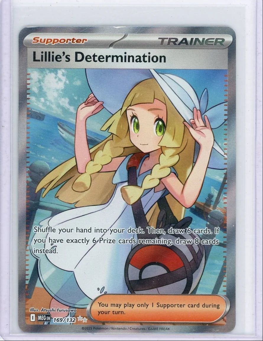 Lillie's Determination Pokémon Mega Evolution Base Set #169/132