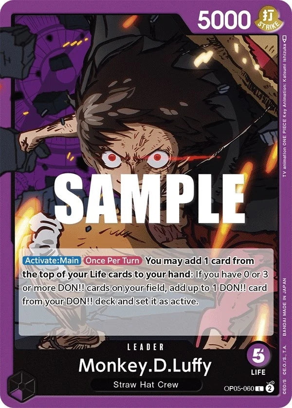Monkey.D.Luffy (060) (OP05-060) (Awakening of the New Era) (OP05)