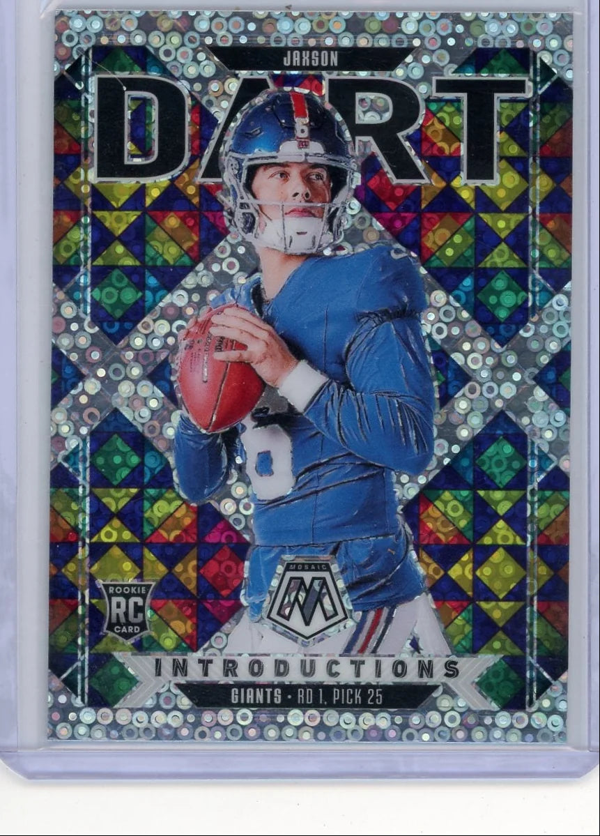 Jaxson Dart 2025 Panini Mosaic Introductions No Huddle