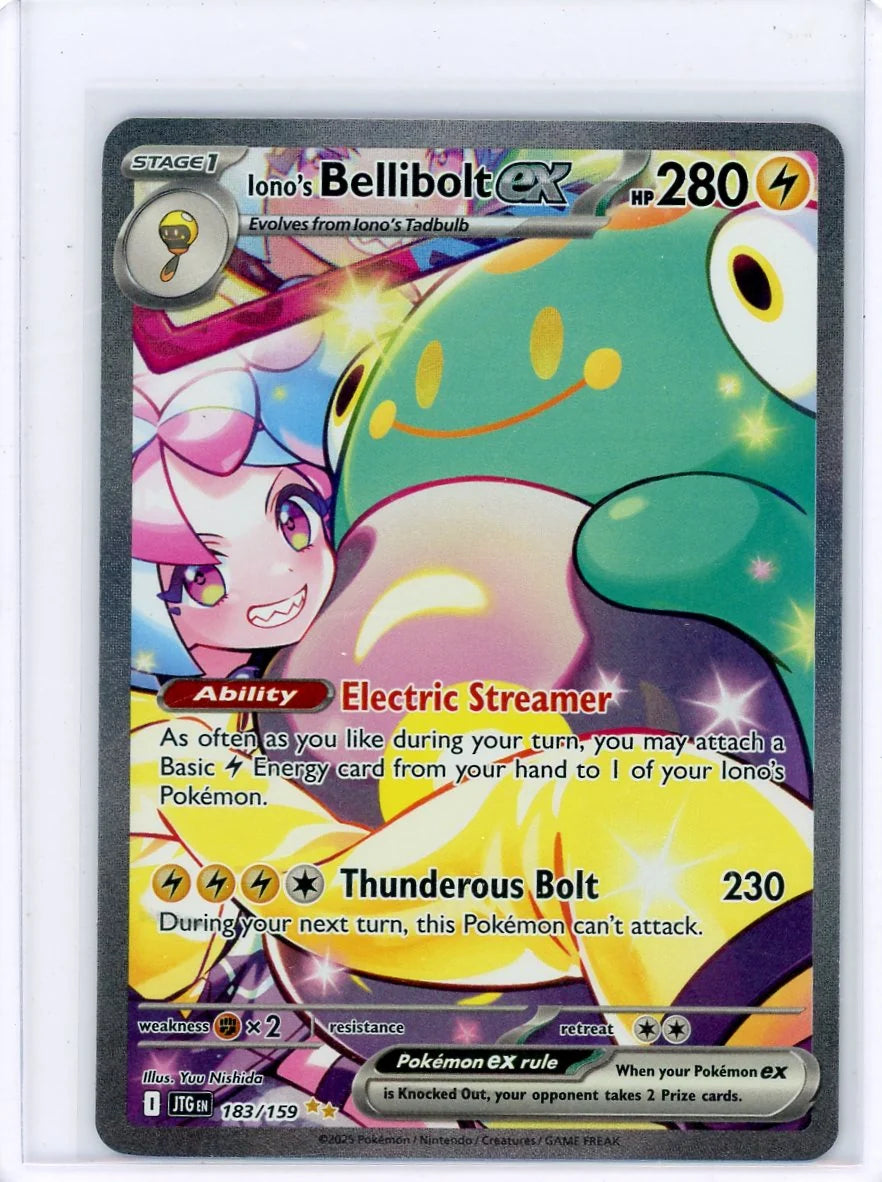 Iono's Bellibolt ex Pokémon Journey Together Special Illustration Rare #183/159