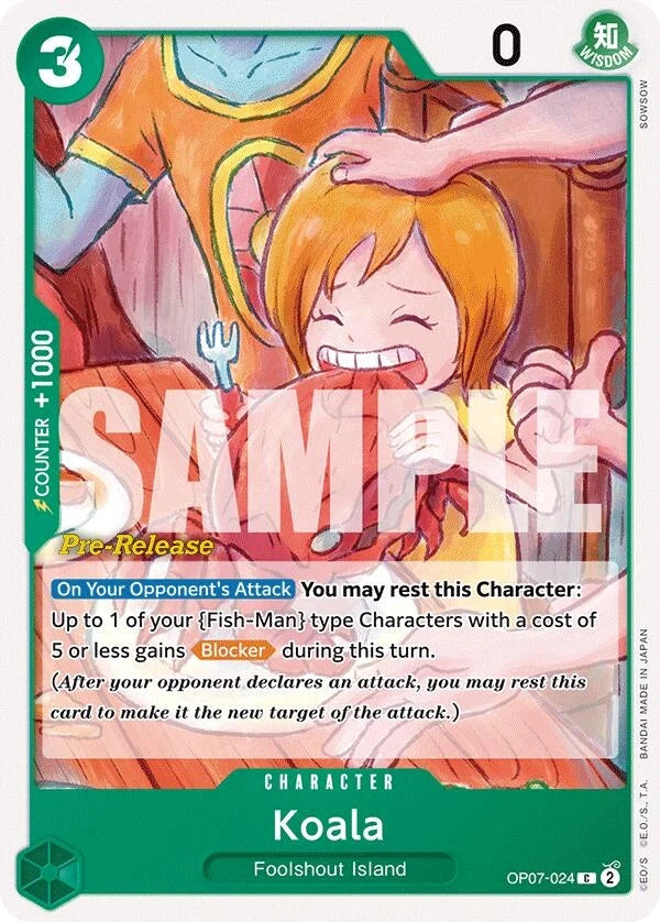 Koala (OP07-024) (500 Years in the Future Pre-Release Cards) (OP07 PRE)