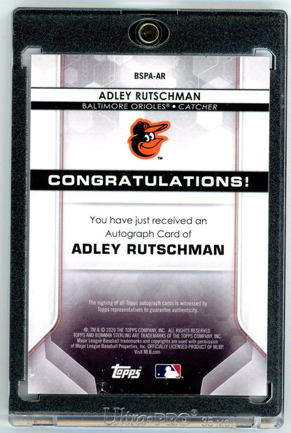 Adley Rutschman 2020 Bowman Sterling Prospect Auto #'d 114/125
