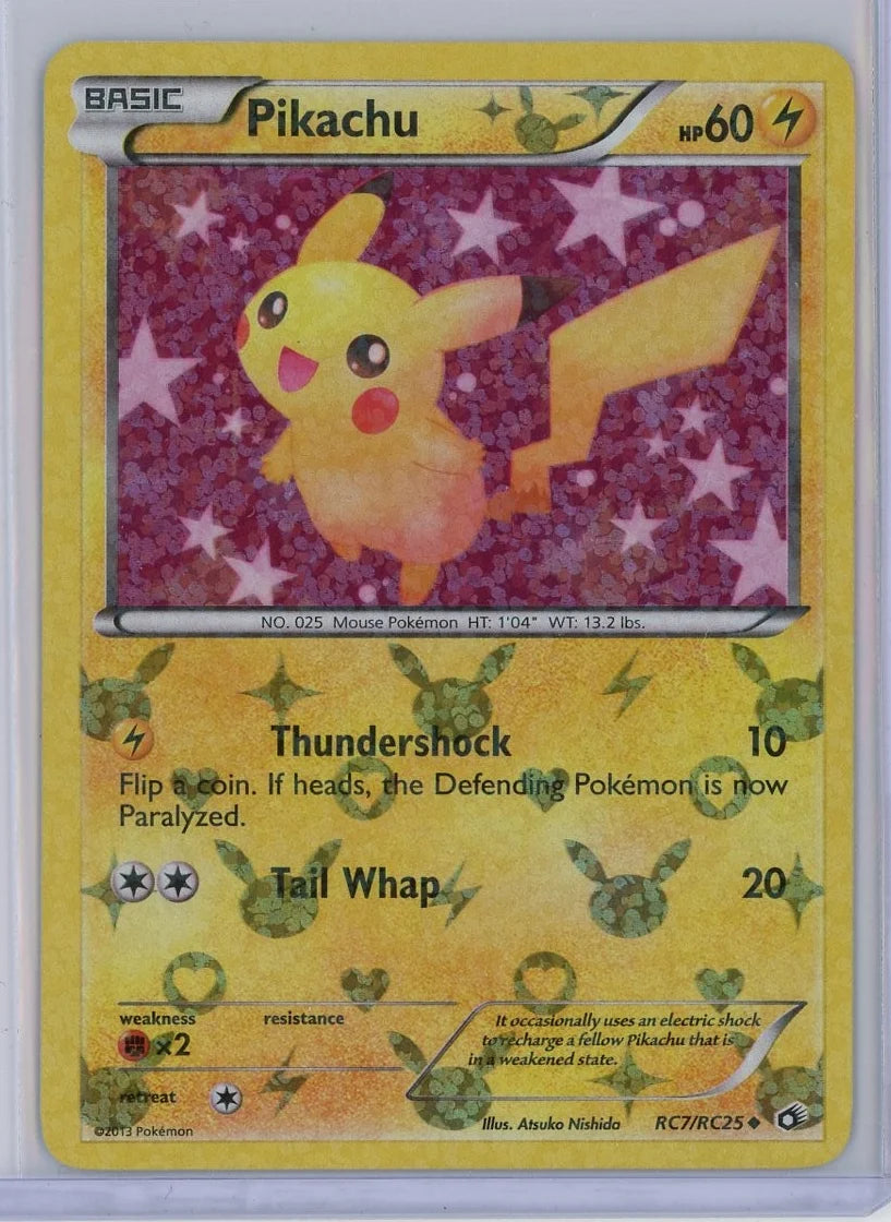 Pikachu Pokémon Legendary Treasures Uncommon #RC7/RC25