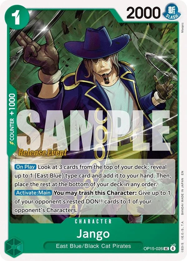 Jango (OP15-026) (Adventure on Kami's Island Release Event Cards) (OP15 RE)
