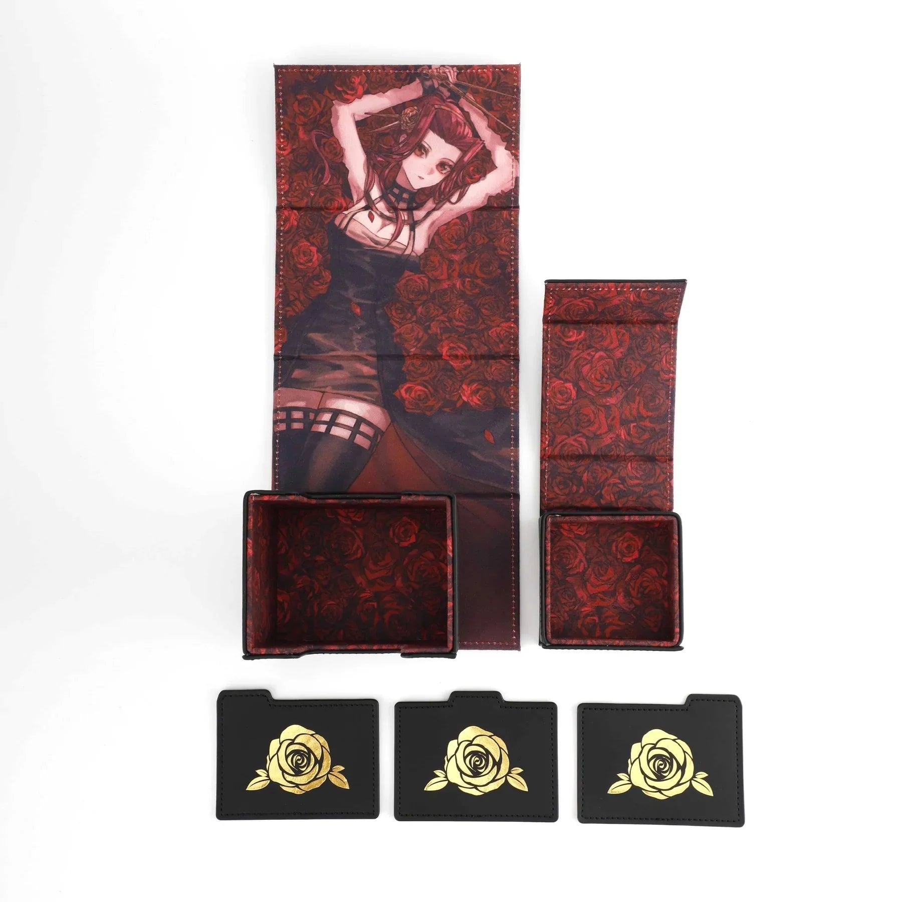 Signer x Family Dicewinder Deck Box with Magnetic Dice Tray (PU Vegan Leather)