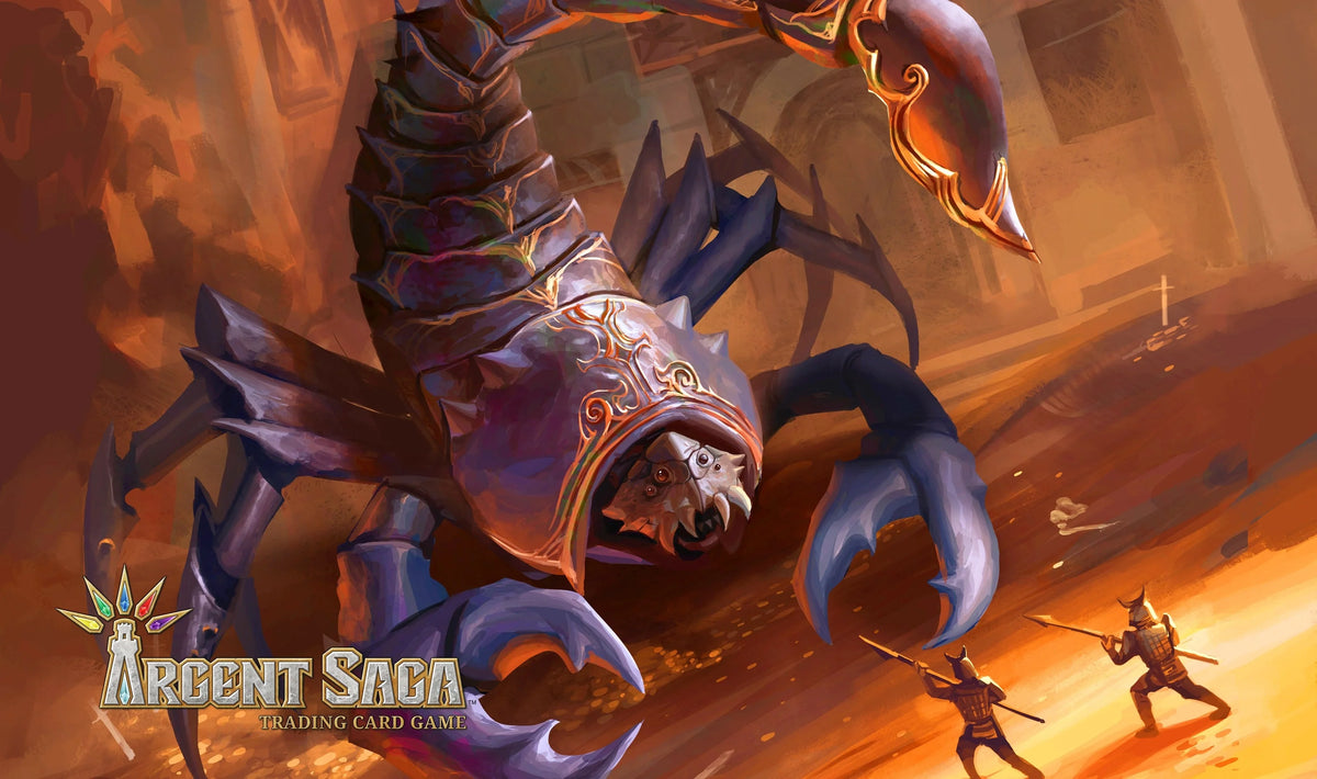 Argent Saga TCG Rubber Playmat - Sandsea Scorpion