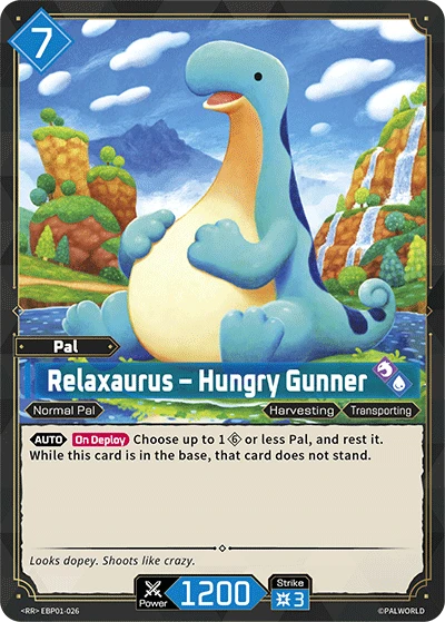 Relaxaurus – Hungry Gunner (EBP01-026) (Dawn of Palpagos) (EBP01)