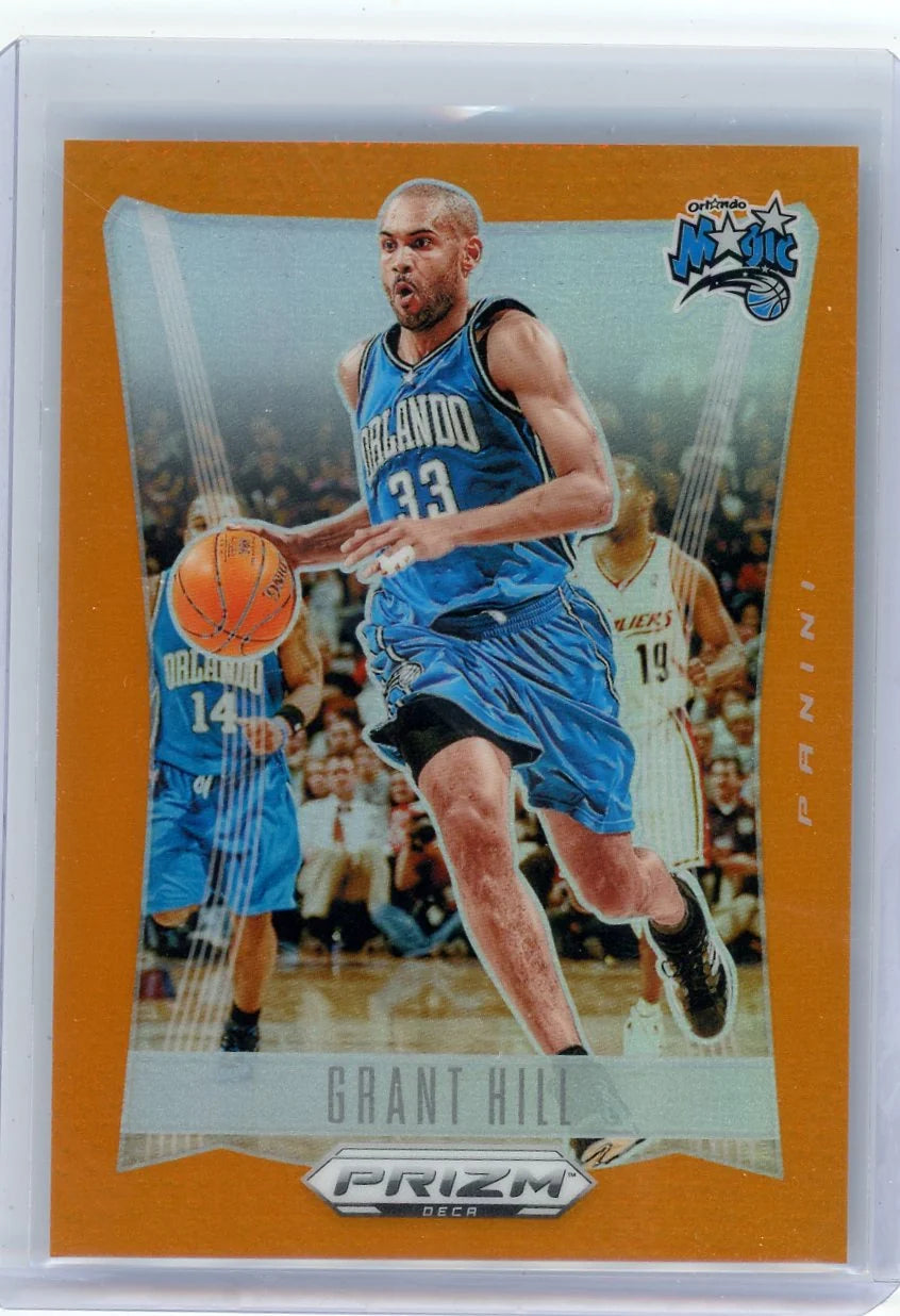 Grant Hill 2023-24 Panini Prizm Deca Orange Prizm #'d 21/49