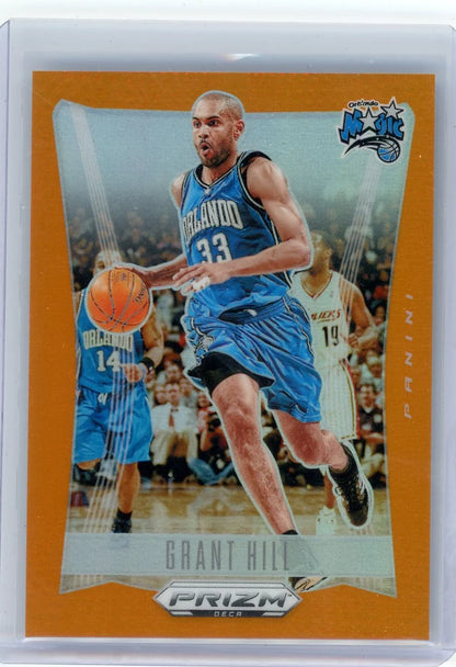 Grant Hill 2023-24 Panini Prizm Deca Orange Prizm #'d 21/49