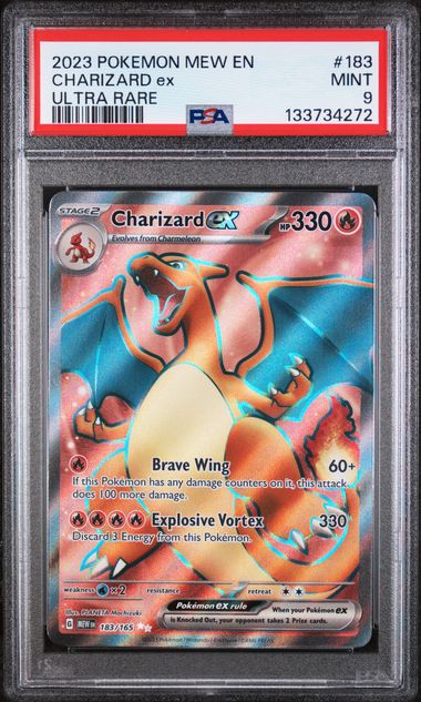 Charizard ex 2023 Pokemon 151 Ultra rare #183/165 PSA 9