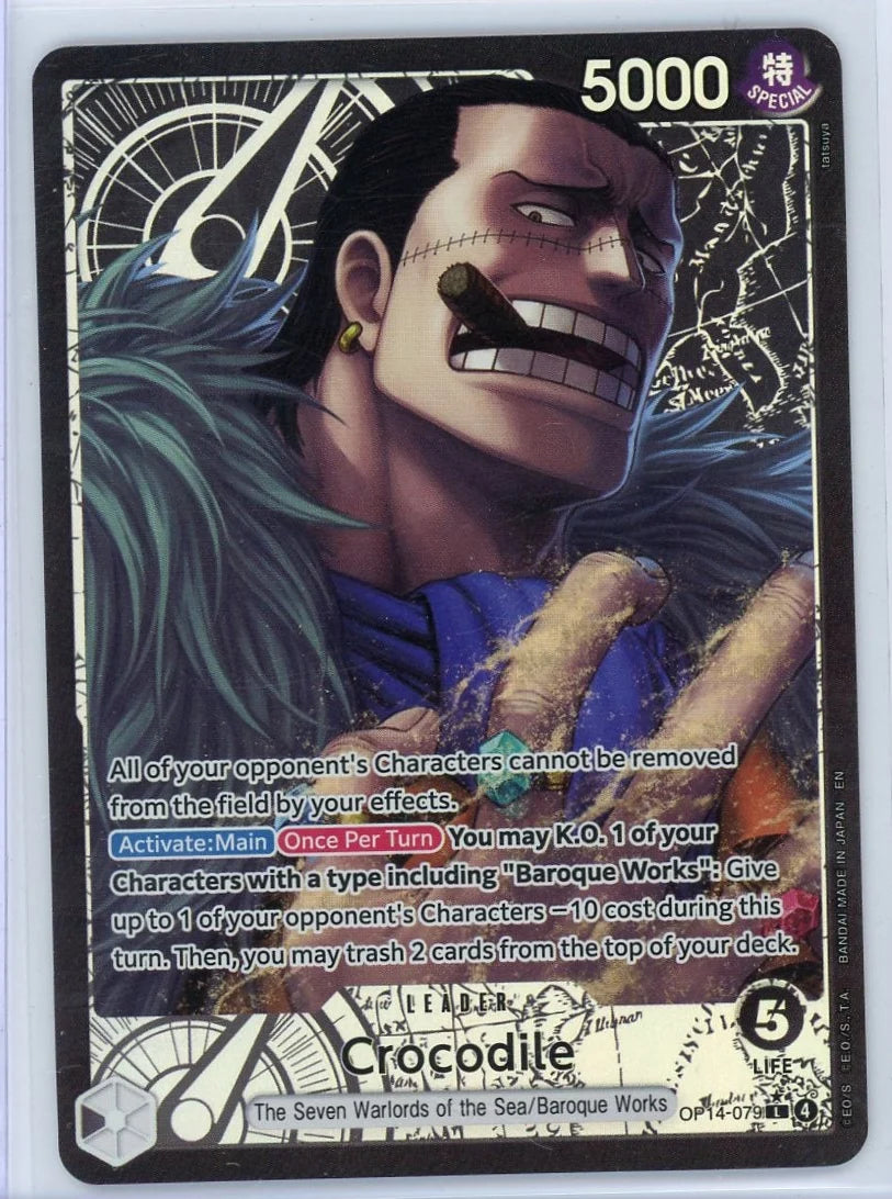 Crocodile One Piece OP-14 Alternate Leader #OP14-079