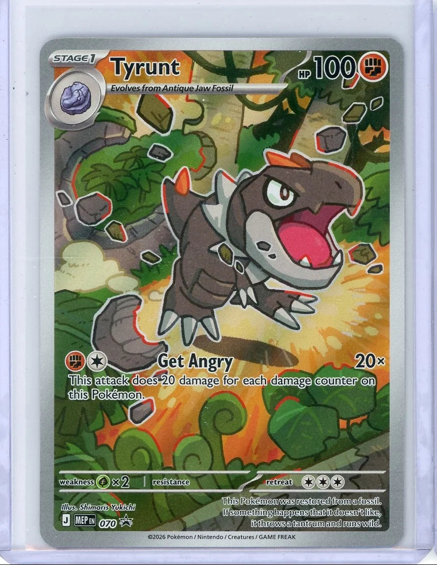 Tyrunt Pokémon Mega Evolution Black Star Promo #070