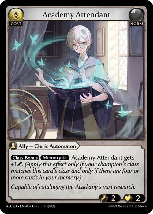 Academy Attendant (037) (Alchemical Revolution Starter Decks) (ALCSD)