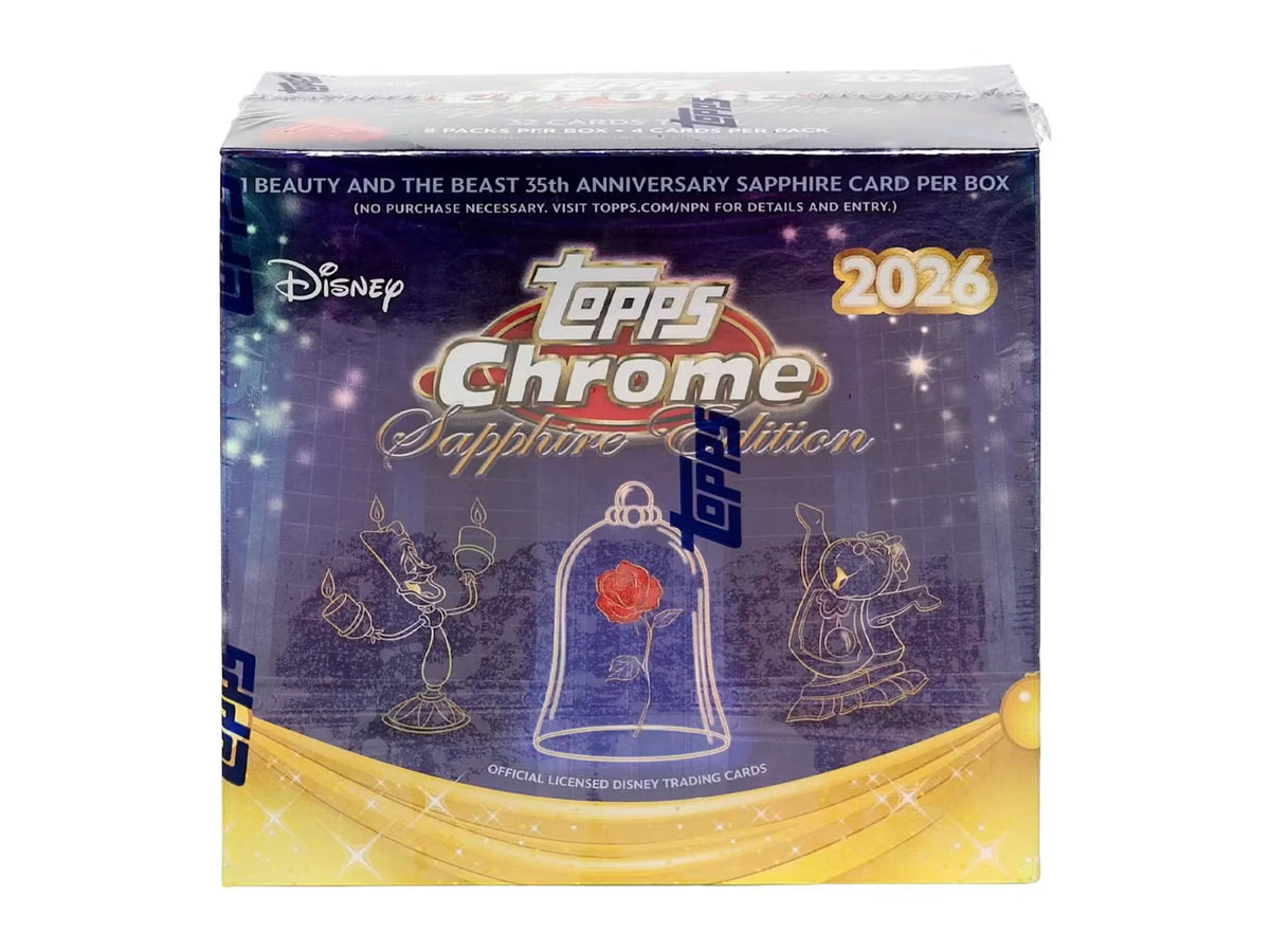 2026 Topps Disney Chrome Sapphire Hobby 10 Box Case