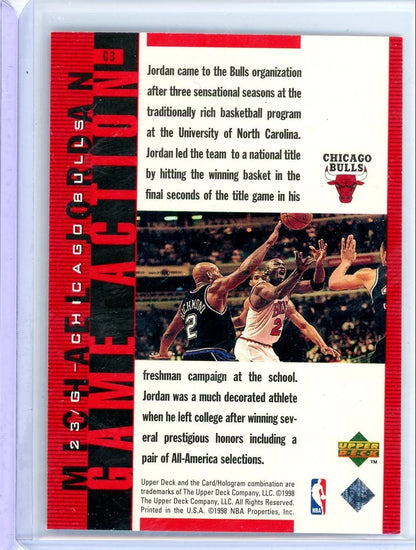 Michael Jordan 1008 Upper Deck Game Action #'d 2034/2300
