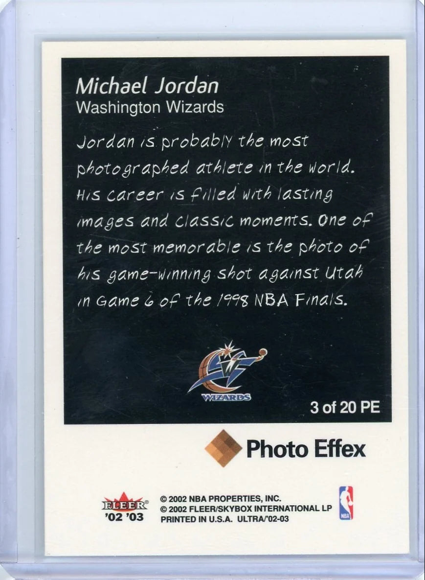 Michael Jordan 2002-03 Fleer Ultra Photo Effex