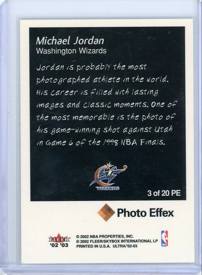 Michael Jordan 2002-03 Fleer Ultra Photo Effex