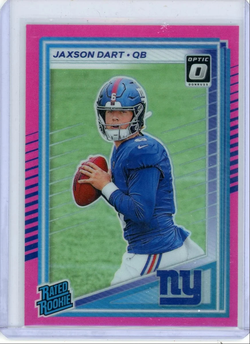Jaxson Dart 2025 Panini Optic Rated Rookie Pink Prizm
