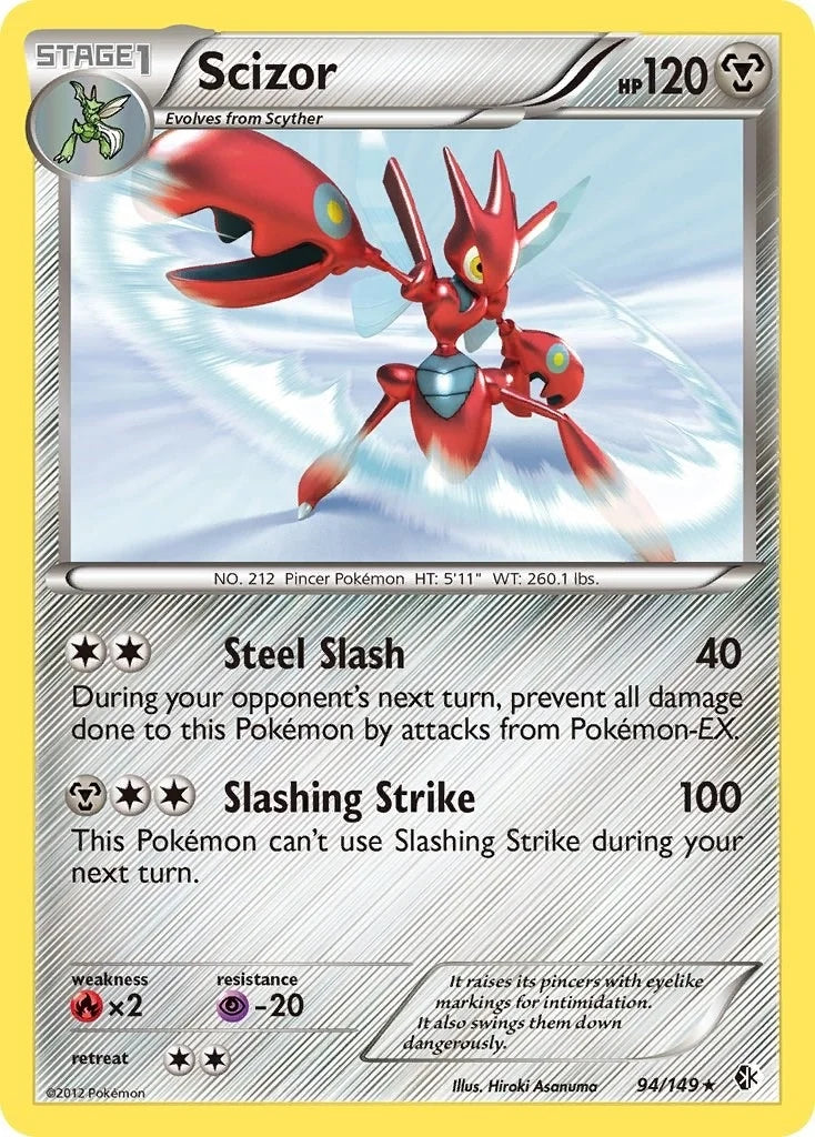 Scizor (94/149) (Boundaries Crossed) (BCR)