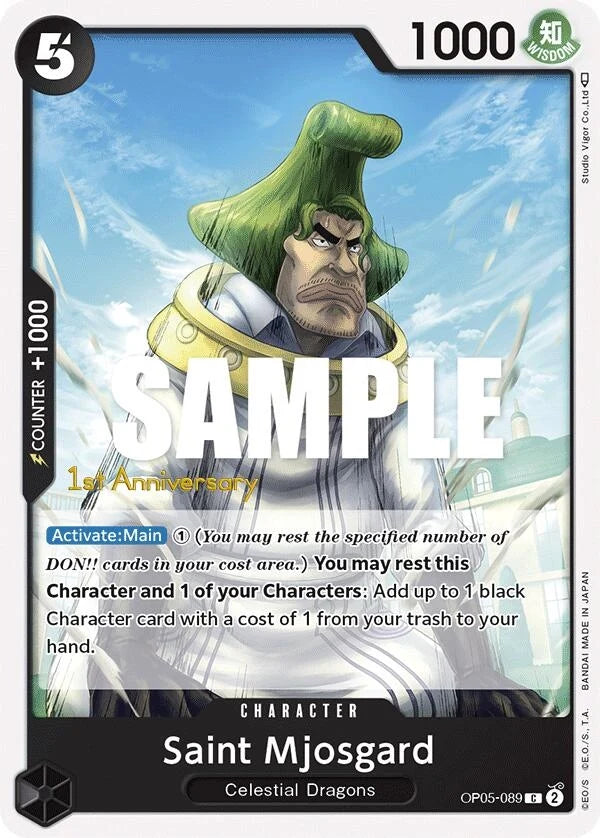Saint Mjosgard (OP05-089) (Awakening of the New Era: 1st Anniversary Tournament Cards) (OP05 ANN)