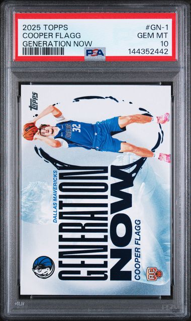 Cooper Flagg 2025 Topps Generation Now RC PSA 10