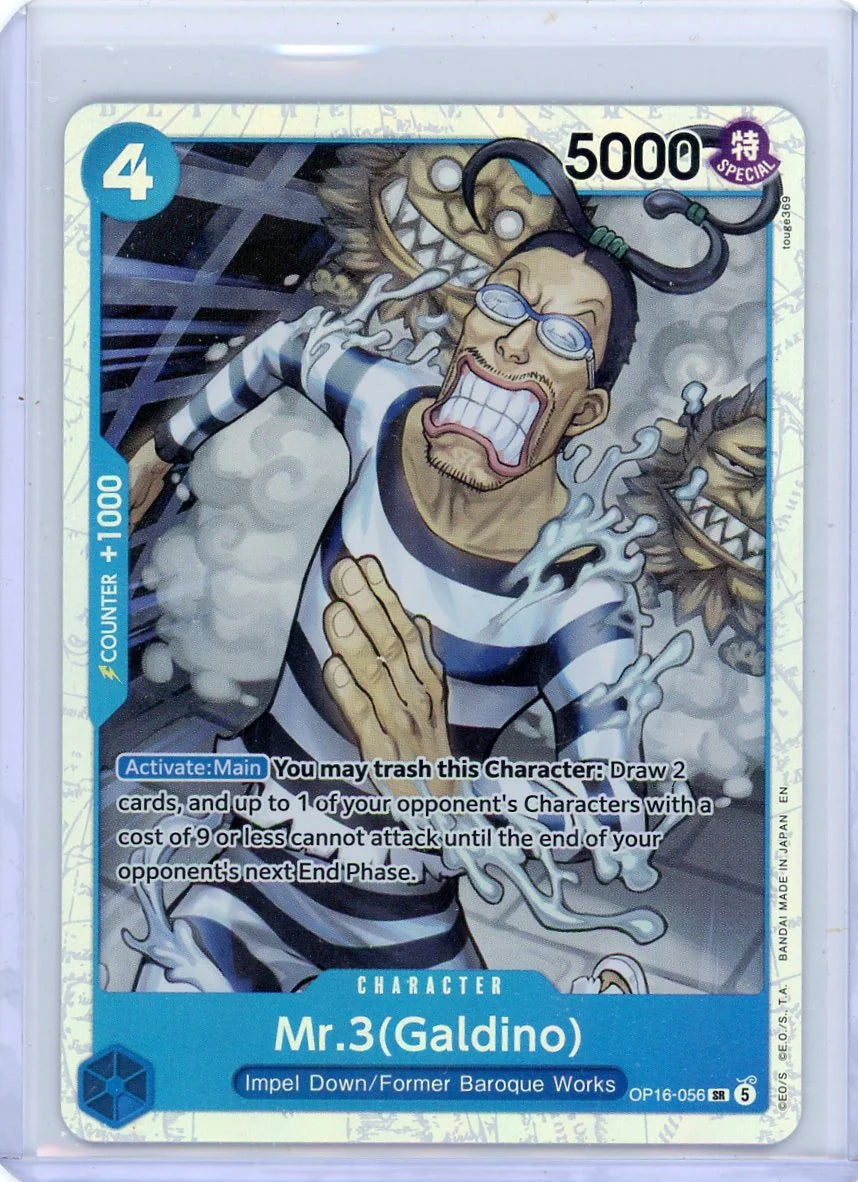 Mr.3 (Galdino) One Piece OP16-056 Super Rare