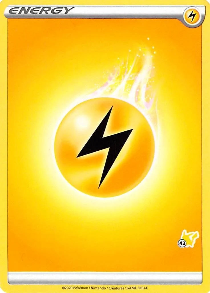 Lightning Energy (#43 Pikachu Stamped) (Battle Academy 2022) (BA22)
