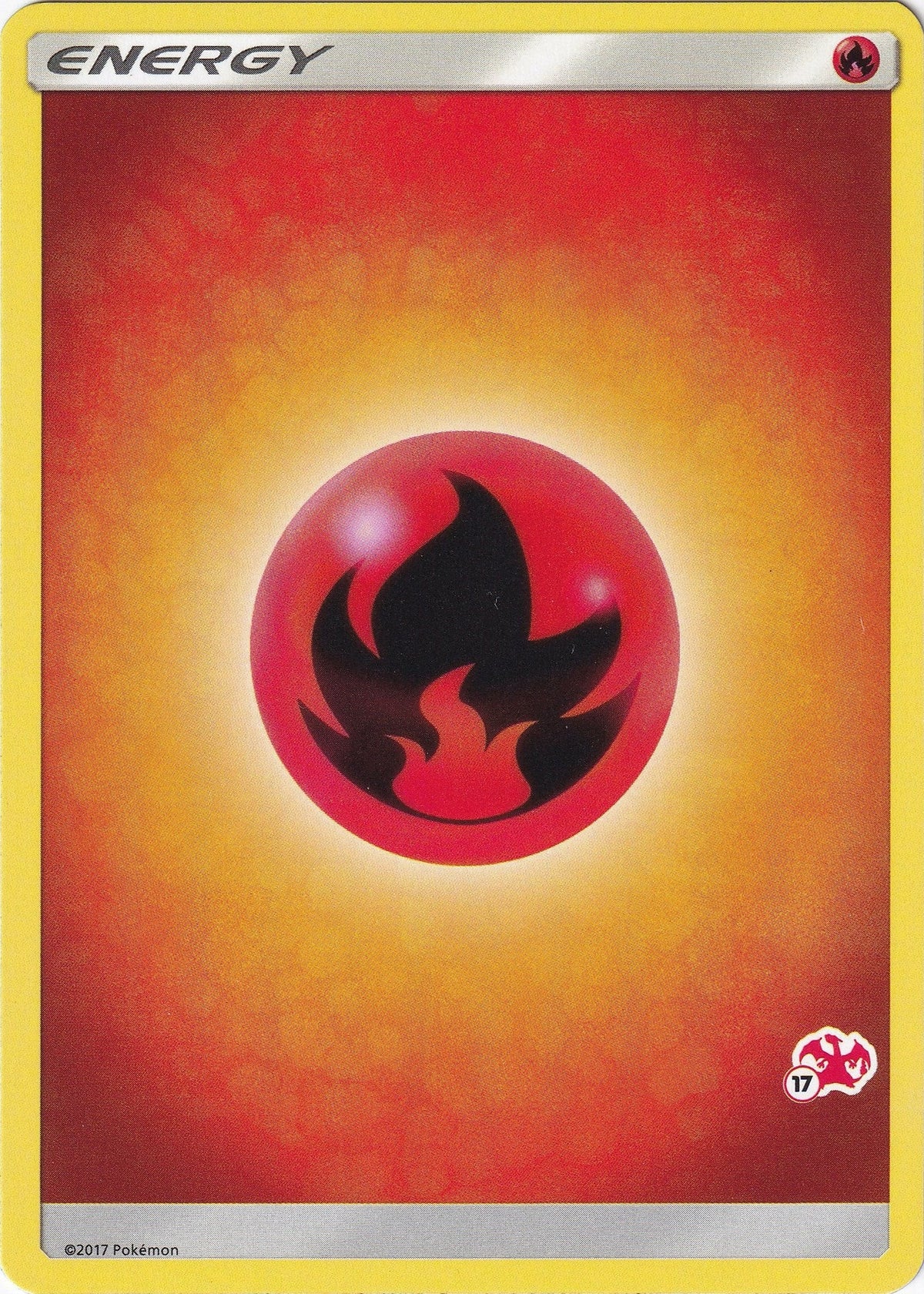 Fire Energy (#17 Charizard Stamped) (Battle Academy) (BTA)